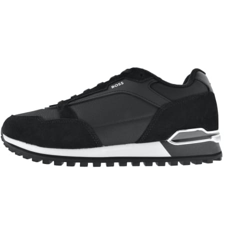 BOSS Kieran Tennis Trainers Black | Mainline Menswear United